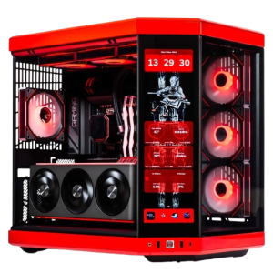 red gaming computer
