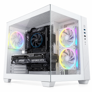 ordinateur gaming blanc